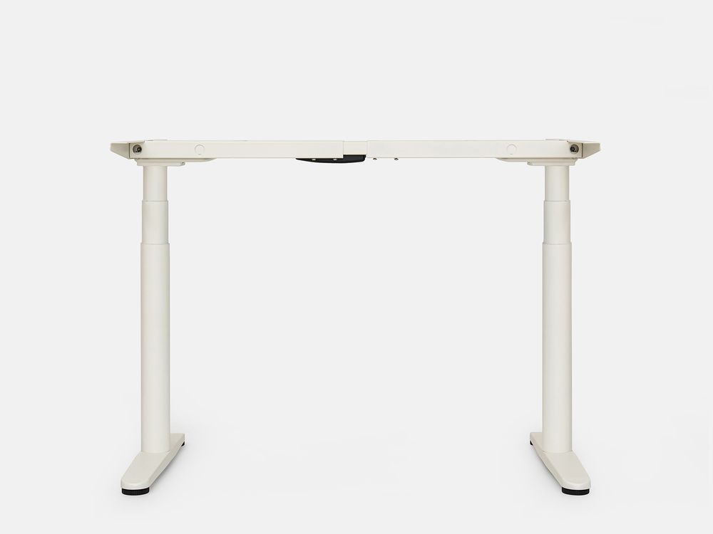 Khung bàn nâng hạ cao cấp FANSI - By NiceDesign (Khung tròn - White - Mới, Full box, Chính hãng) (NDAF23FANS04)