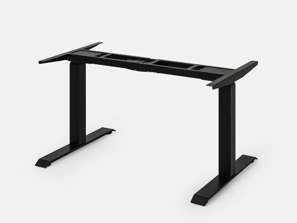 Khung bàn nâng hạ cao cấp FANSI - By NiceDesign (Khung vuông - Black - Mới, Full box, Chính hãng) (NDAF23FANS01)