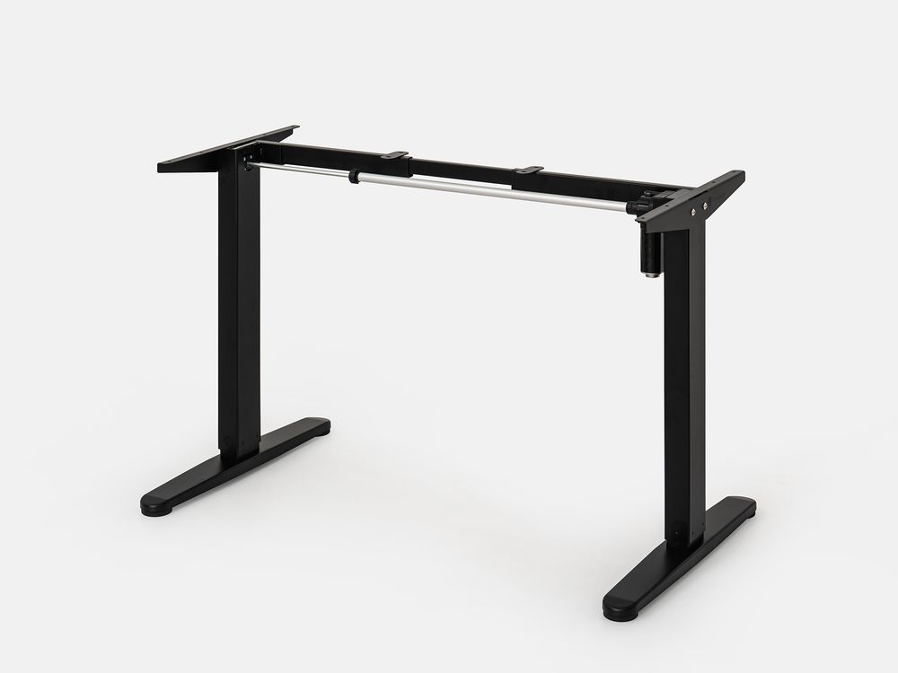 Khung bàn nâng hạ PUSILUNG - By NiceDesign (Cao cấp) (1 Motor - 2 Stage - Matte Black - Mới, Full box, Chính hãng) (NDAF23PUSI01)
