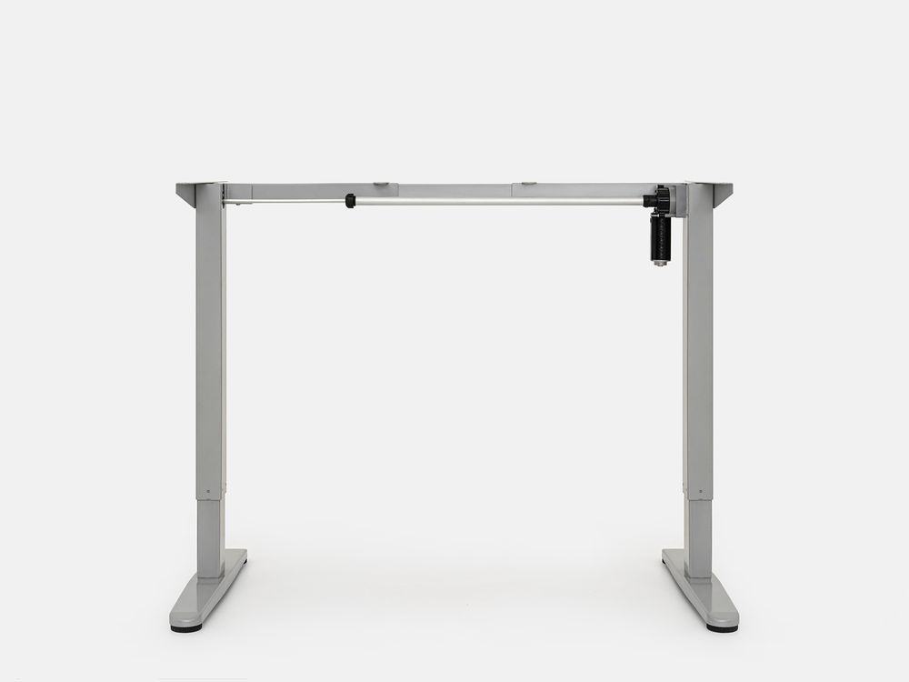 Khung bàn nâng hạ PUSILUNG - By NiceDesign (Cao cấp) (1 Motor - 2 Stage - Silver Grey - Mới, Full box, Chính hãng) (NDAF23PUSI03)