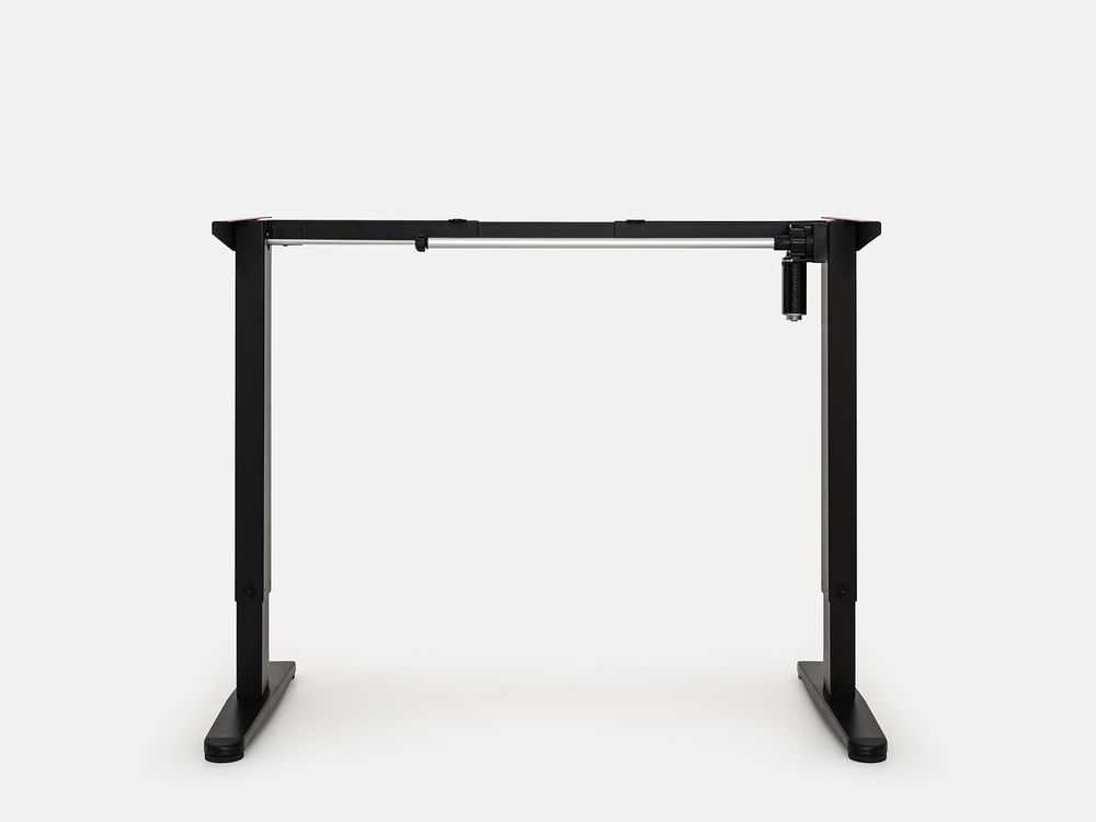 Khung bàn nâng hạ PUSILUNG - By NiceDesign (Cao cấp) (1 Motor - 2 Stage - Matte Black - Mới, Full box, Chính hãng) (NDAF23PUSI01)