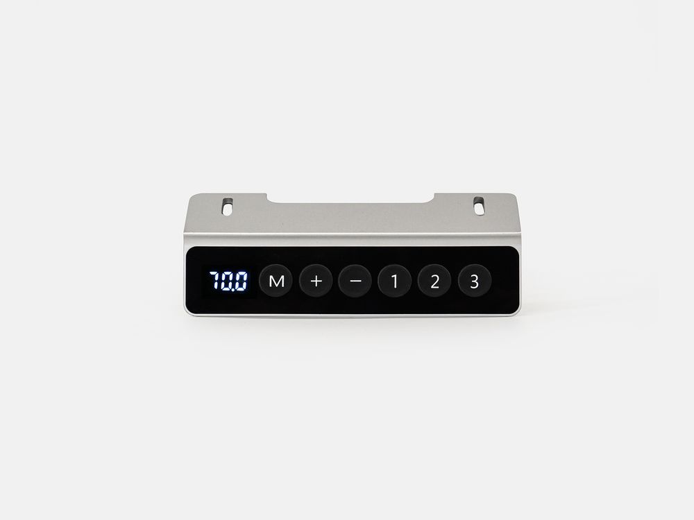 Khung bàn nâng hạ PUSILUNG - By NiceDesign (Cao cấp) (1 Motor - 2 Stage - Silver Grey - Mới, Full box, Chính hãng) (NDAF23PUSI03)