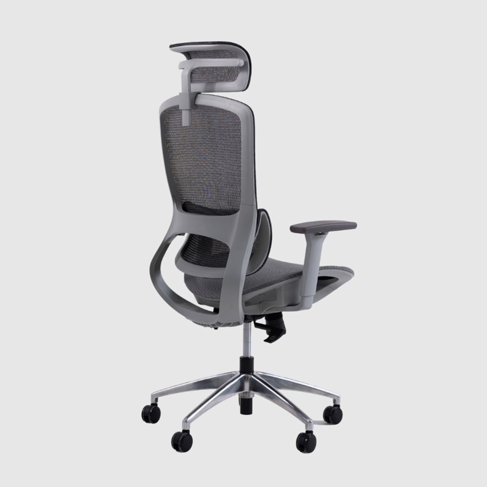 Ghế Công Thái Học GAMI Focus (V2 - Full Lưới - Gray - Mới, Full box, Chính hãng)