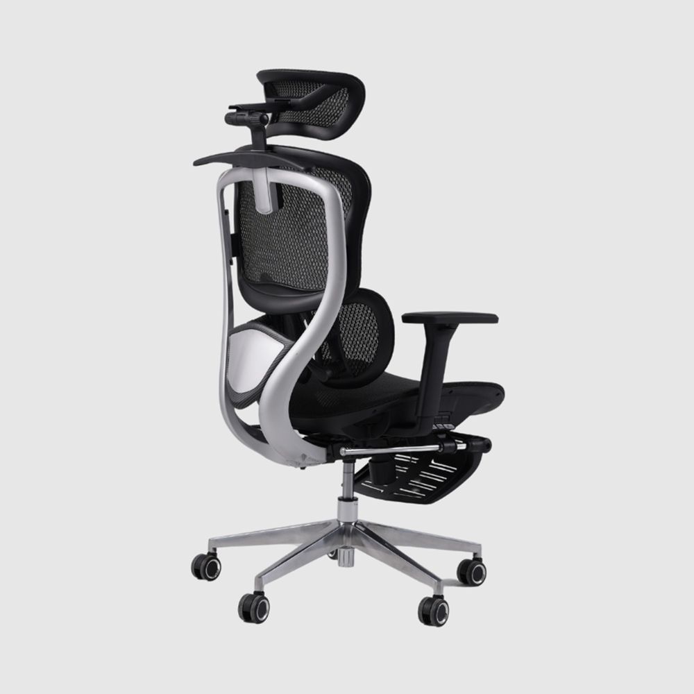 Ghế Công Thái Học GAMI Crom (Không Kèm Kê Chân - Carbon Black - Mới, Full box, Chính hãng)