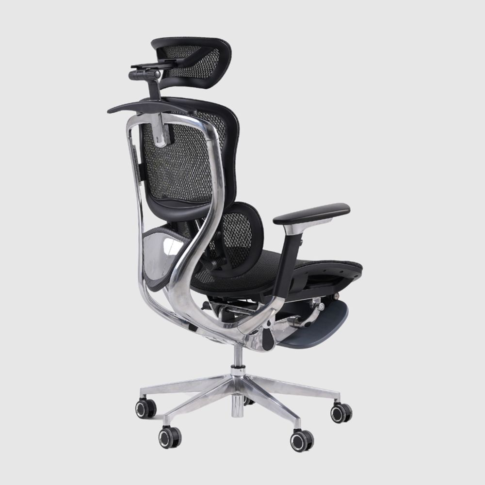 Ghế Công Thái Học Gami Crom Pro (Kèm Kê Chân - Black - Mới, Full box, Chính hãng)