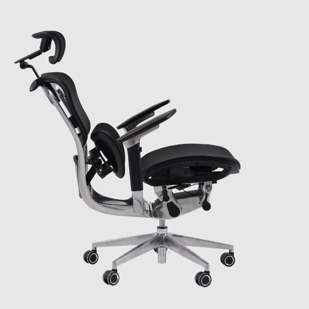 Ghế Công Thái Học Gami Crom Pro (Kèm Kê Chân - Black - Mới, Full box, Chính hãng)