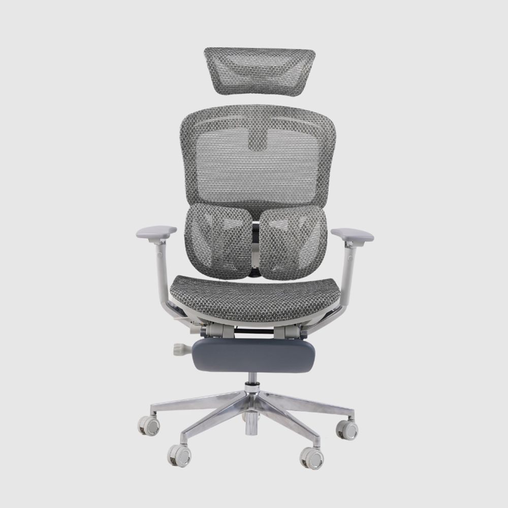 Ghế Công Thái Học Gami Crom Pro (Kèm Kê Chân - Grey - Mới, Full box, Chính hãng)