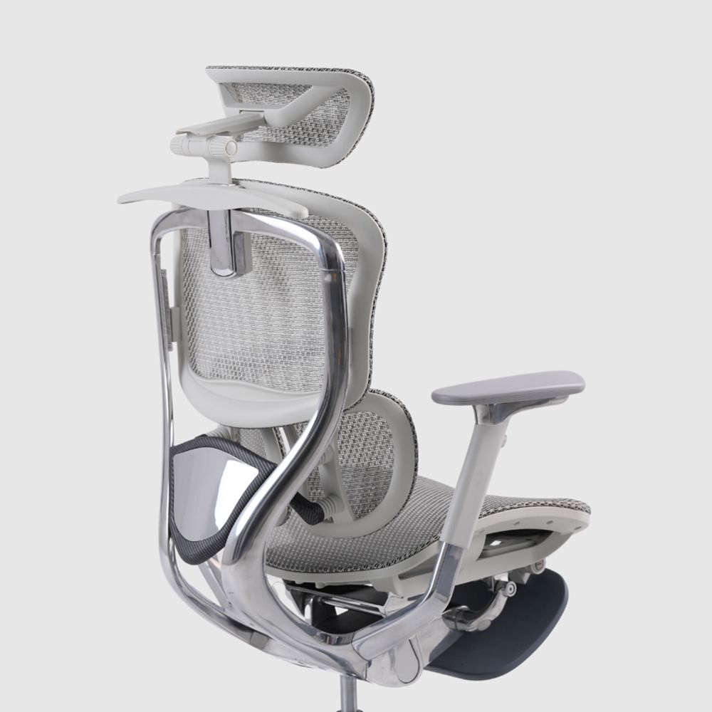 Ghế Công Thái Học Gami Crom Pro (Kèm Kê Chân - Grey - Mới, Full box, Chính hãng)