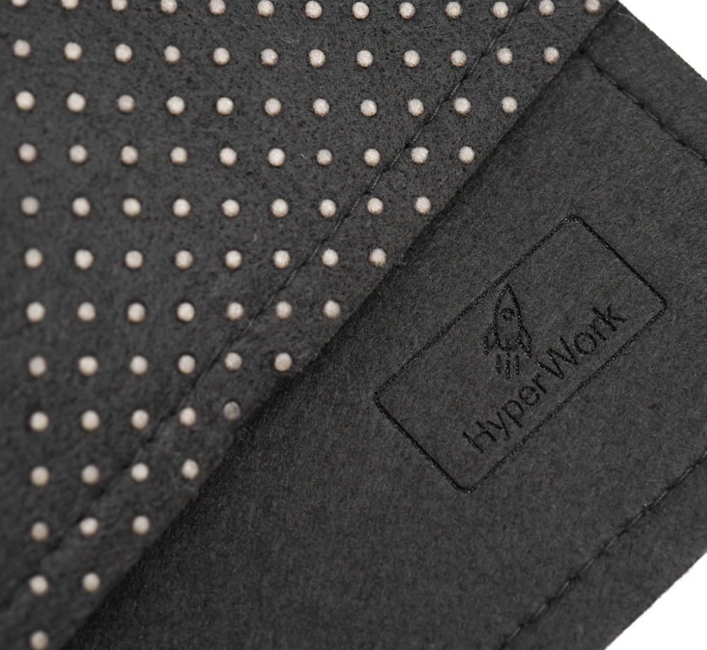 Bàn di chuột nỉ HyperWork 80x40 (Đen - Mới, Full box, Chính hãng)