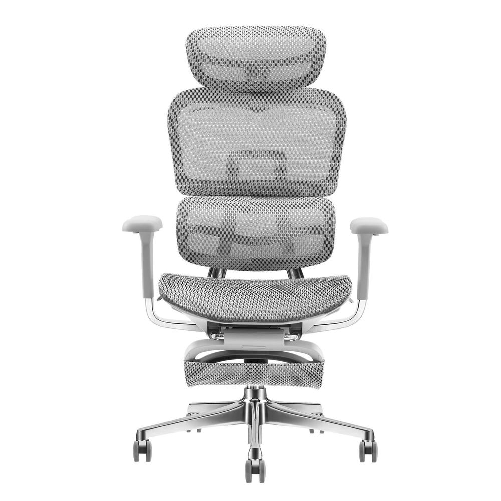 Ghế Công Thái Học Manson Atum (Bản Pro - Kèm kê chân - Gray - Mới, Full box, Chính hãng)