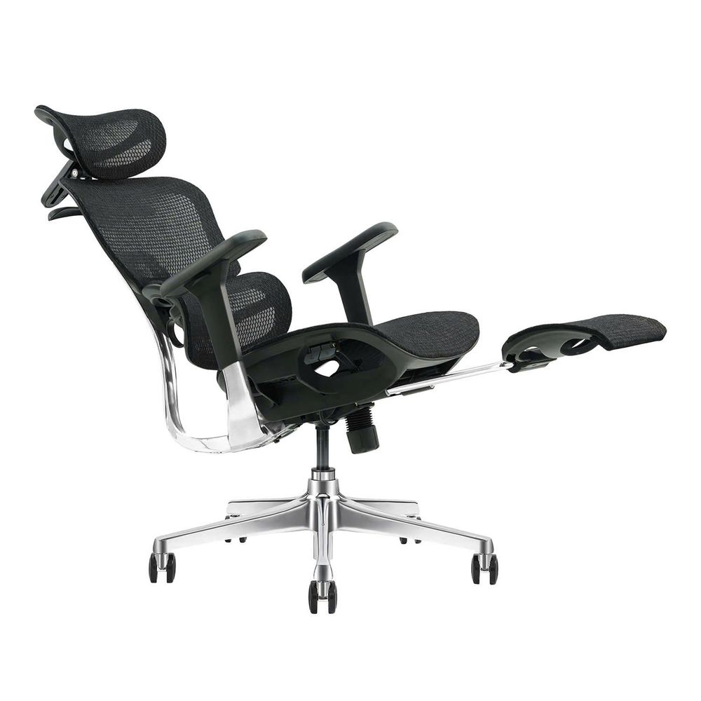 Ghế Công Thái Học Manson Atum (Bản Pro - Kèm kê chân - Black - Mới, Full box, Chính hãng)