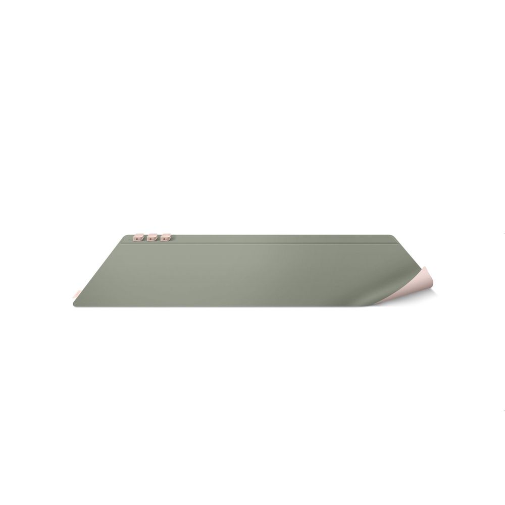 Bàn Di Chuột Máy Tính 2 Mặt UNIQ Hagen Pad (Xanh Mint/Hồng - 67x35cm - Mint Green - Mới, Full box, Chính hãng)