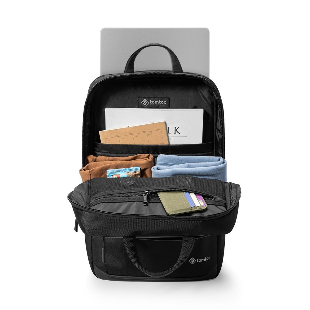 Balo Tomtoc Premium Commuting & Travel 16" - T71 (22L - Black - Mới, Full box, Chính hãng)