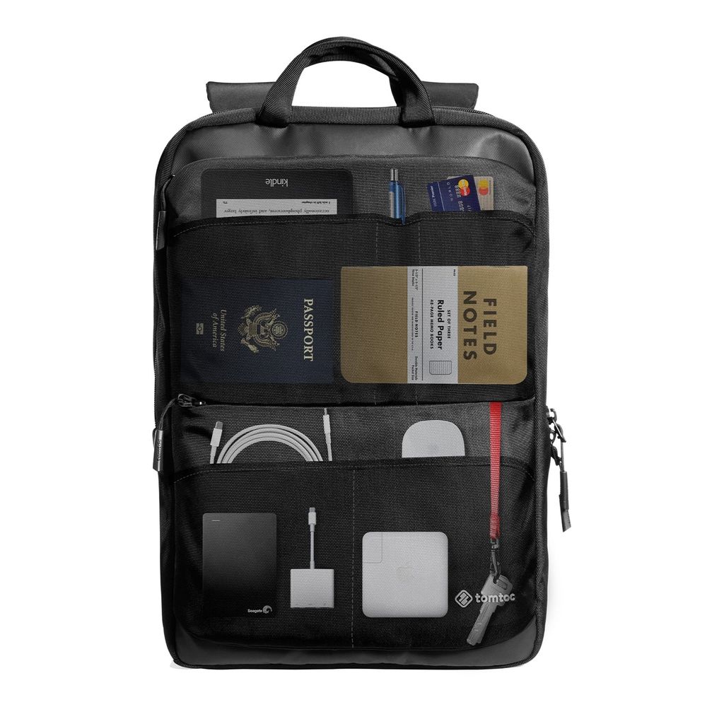 Balo Tomtoc Premium Commuting & Travel 16" - T71 (22L - Black - Mới, Full box, Chính hãng)