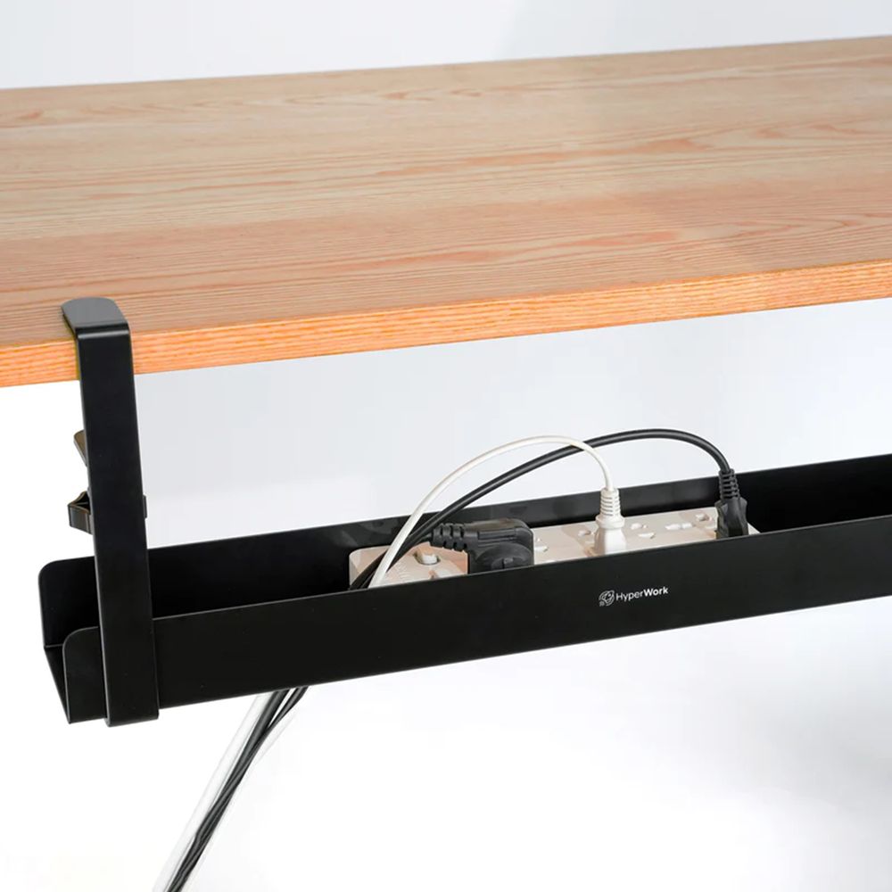 Khay đi dây kẹp bàn HyperWork (CM-01 - Black - Mới, Full box, Chính hãng)