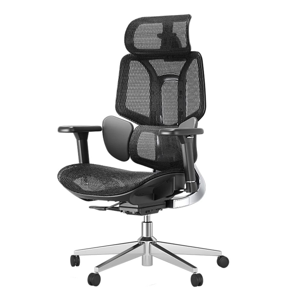 Ghế Công Thái Học Manson Hbada E3 Pro (Không Kê Chân - Black - Mới, Full box, Chính hãng)