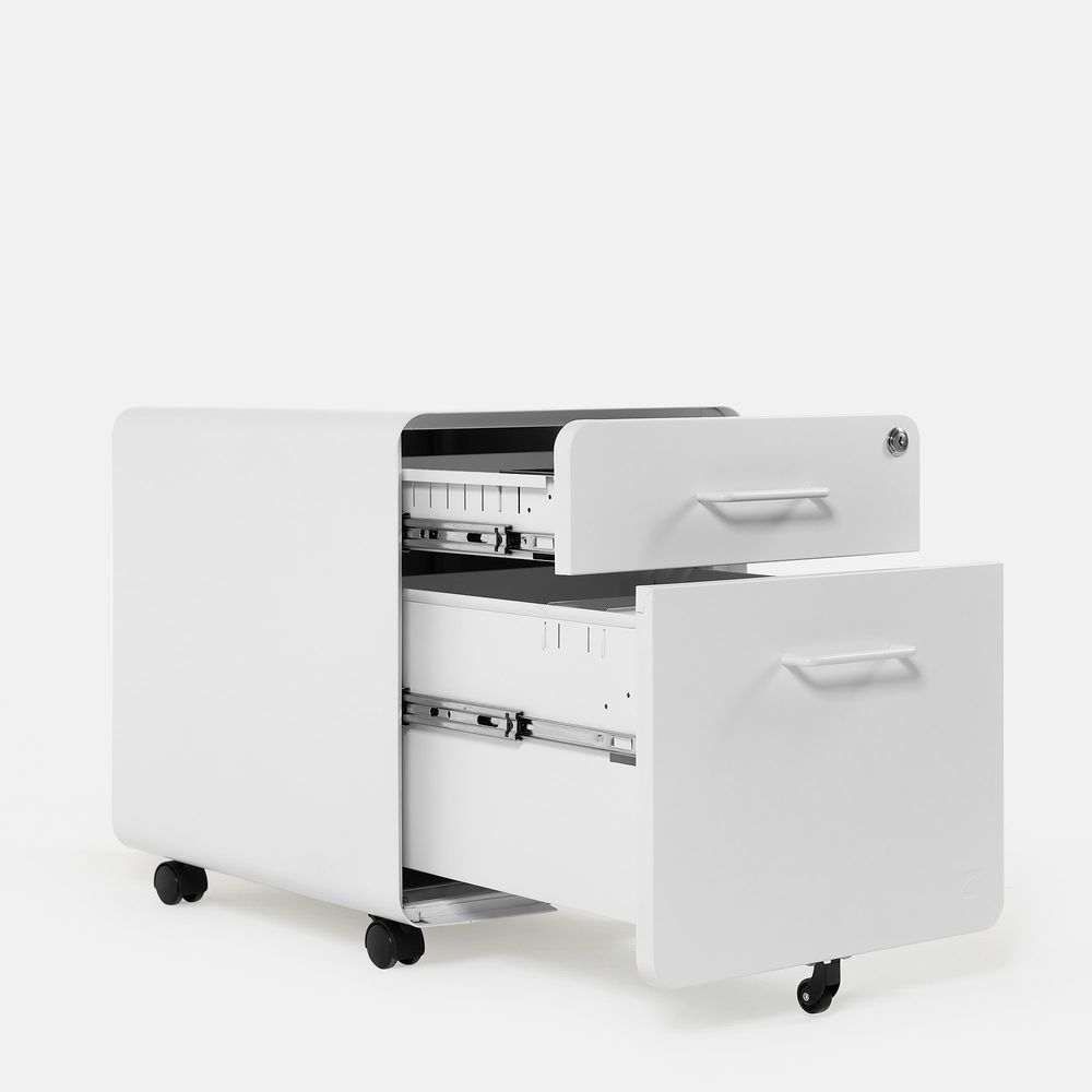 Hộc tủ tài liệu 2 ngăn The Leaf Plus (2 ngăn - White - Mới, Full box, Chính hãng) (NDFC24LEAP12)