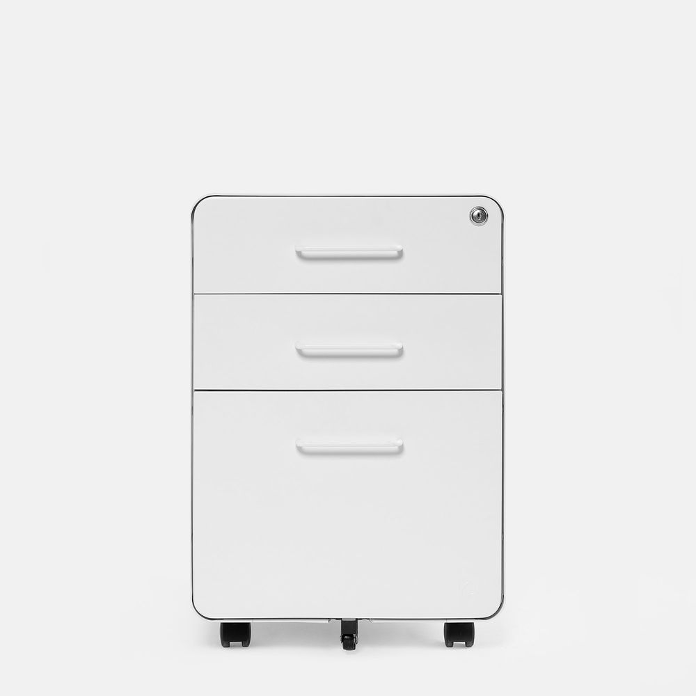 Hộc tủ tài liệu 3 ngăn The Leaf Plus (3 Ngăn - White - Mới, Full box, Chính hãng) (NDFC24LEAP04)
