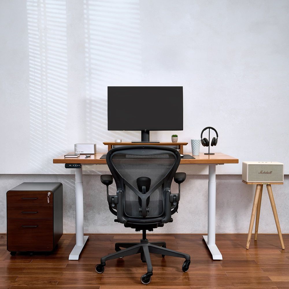 Hộc tủ tài liệu 3 ngăn The Leaf Plus (3 Ngăn - Walnut - Black - Mới, Full box, Chính hãng) (NDFC24LEAP01)