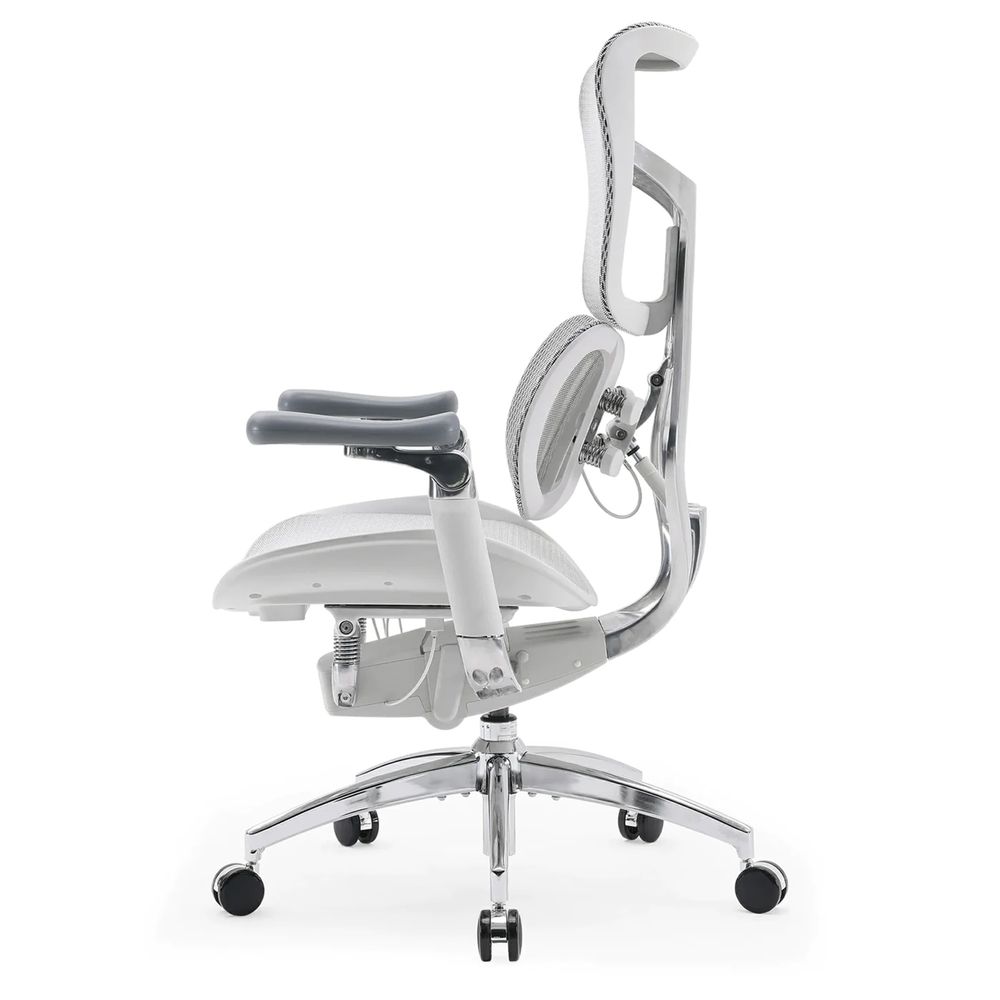 Ghế Công Thái Học Sihoo AU - Doro S300 (White - Grey - Mới, Full box, Chính hãng)