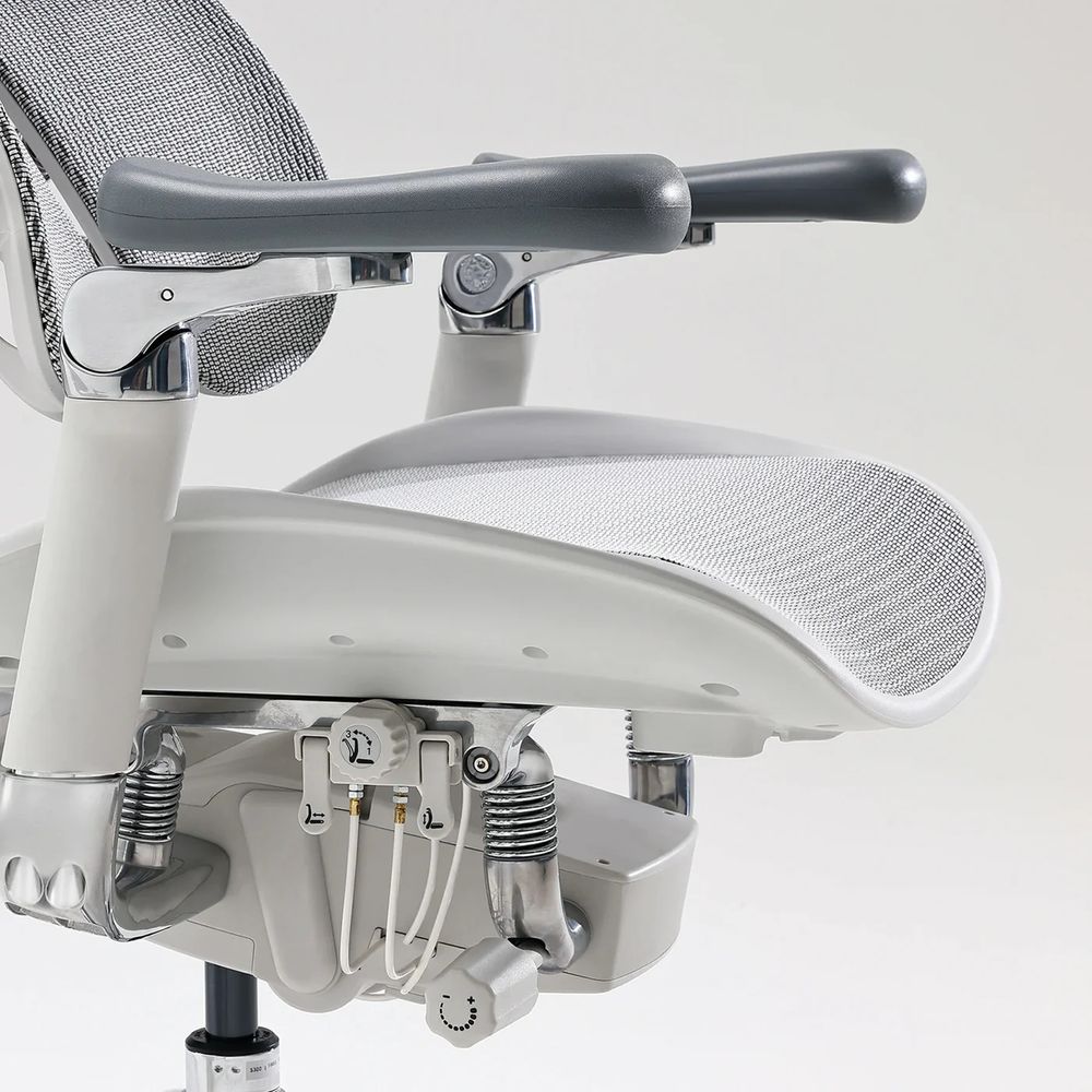 Ghế Công Thái Học Sihoo AU - Doro S300 (White - Grey - Mới, Full box, Chính hãng)