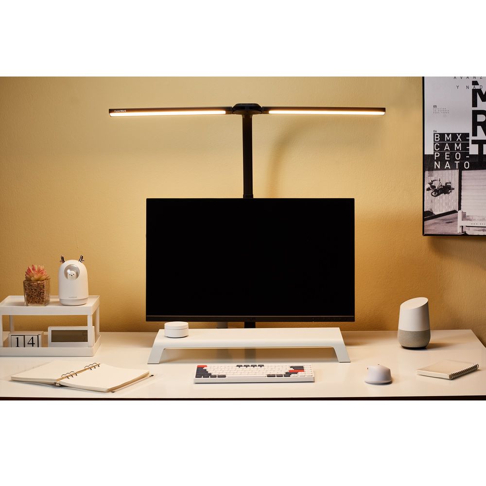 Đèn bàn Led HyperWork Luna HPW DL01 (Đen - Mới, Full box, Chính hãng)