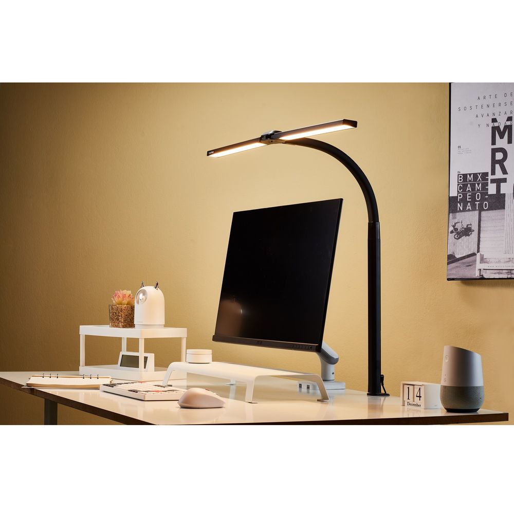 Đèn bàn Led HyperWork Luna HPW DL01 (Đen - Mới, Full box, Chính hãng)