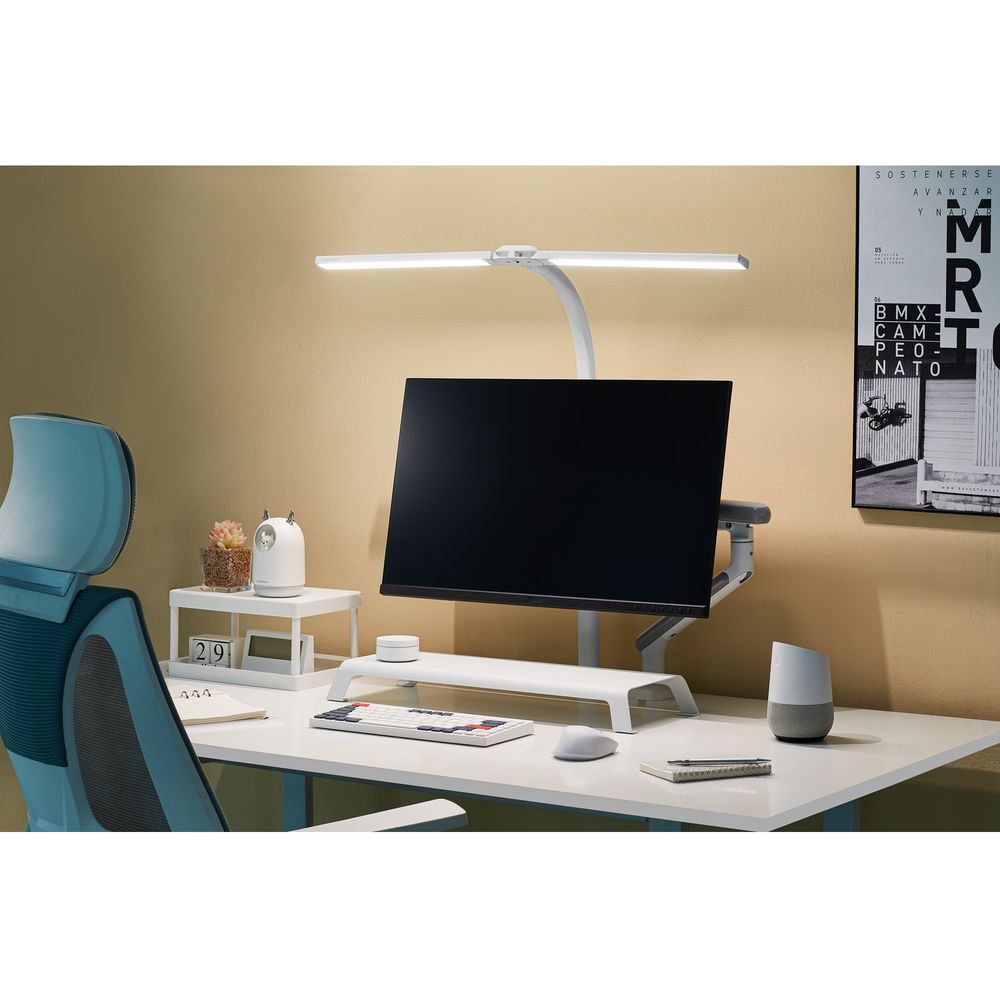 Đèn bàn Led HyperWork Luna HPW DL01 (Trắng - Mới, Full box, Chính hãng)