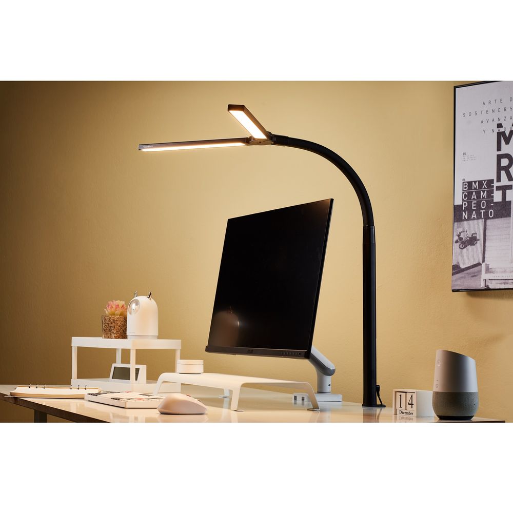 Đèn bàn Led HyperWork Luna HPW DL01 (Đen - Mới, Full box, Chính hãng)