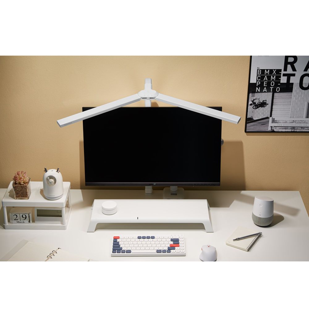 Đèn bàn Led HyperWork Luna HPW DL01 (Trắng - Mới, Full box, Chính hãng)