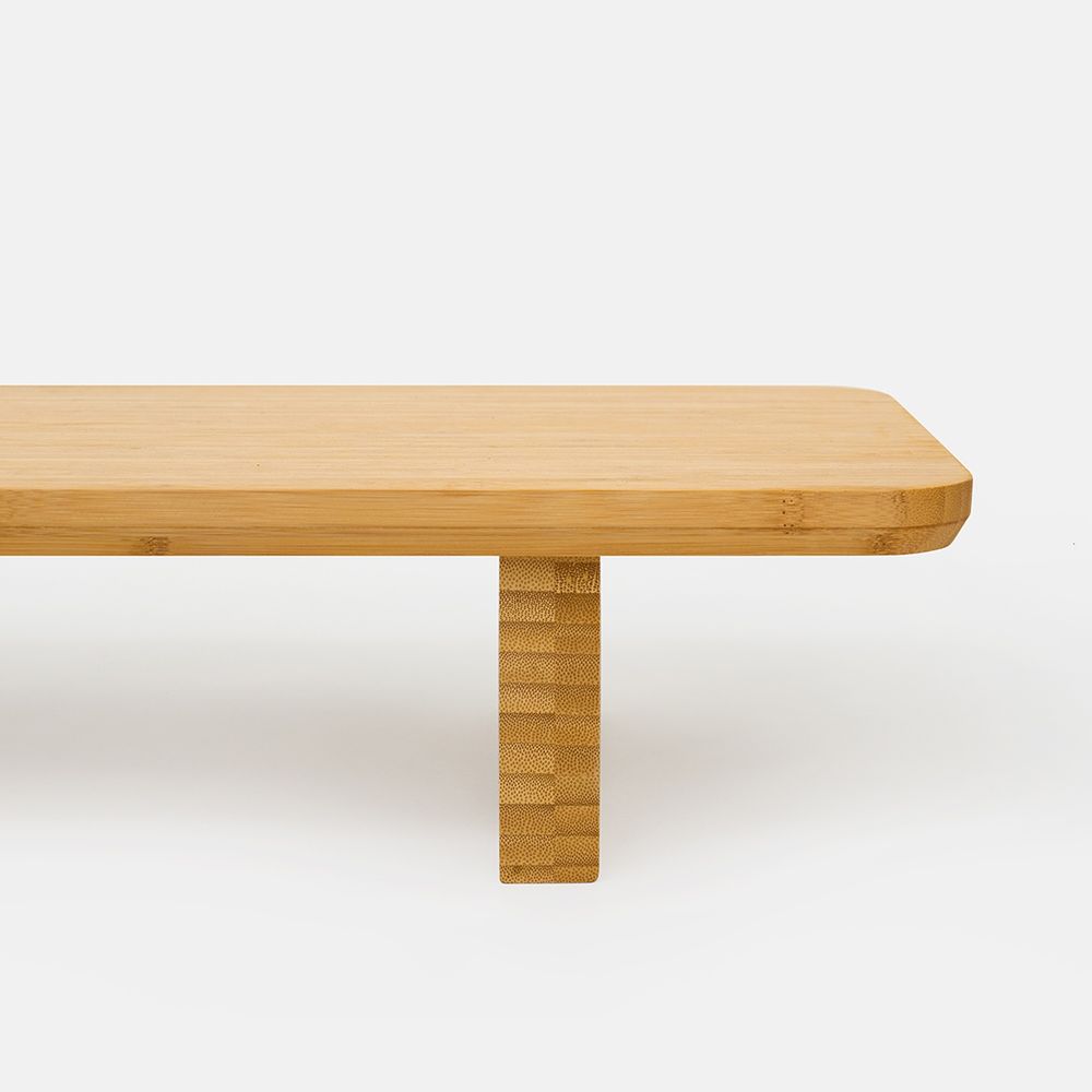 Kệ màn hình The Sil - By NiceDesign (Vàng gỗ tự nhiên - Mới, Full box, Chính hãng) (TheSil01)
