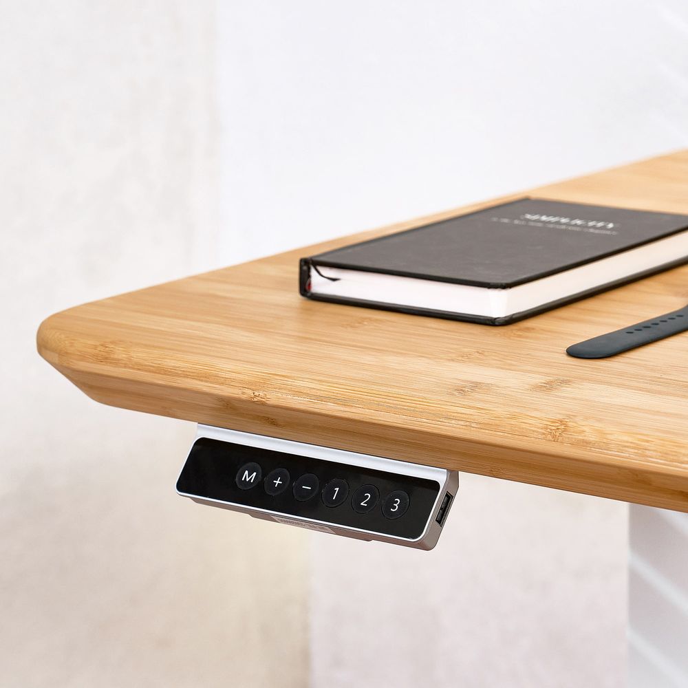 Mặt bàn Bamboo - By NiceDesign (V1: 120x60x3.2cm - Vàng gỗ tự nhiên - Mới, Full box, Chính hãng) (NDTT24BAMB01)