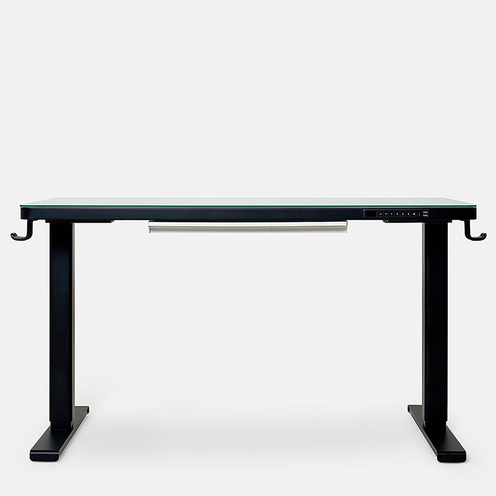 Bàn nâng hạ Peal - By NiceDesign (Black - Glass - Mới, Full box, Chính hãng) (NDSD24PEAL03)