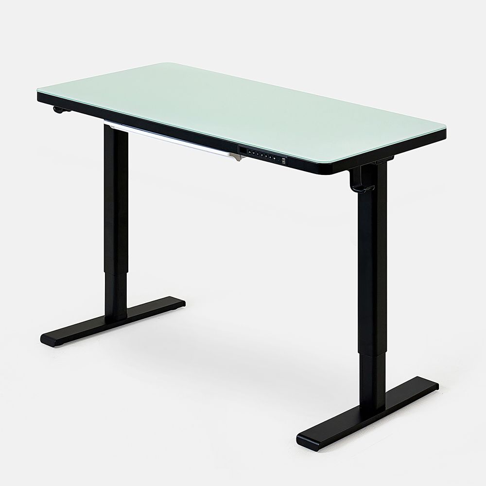 Bàn nâng hạ Peal - By NiceDesign (Black - Glass - Mới, Full box, Chính hãng) (NDSD24PEAL03)
