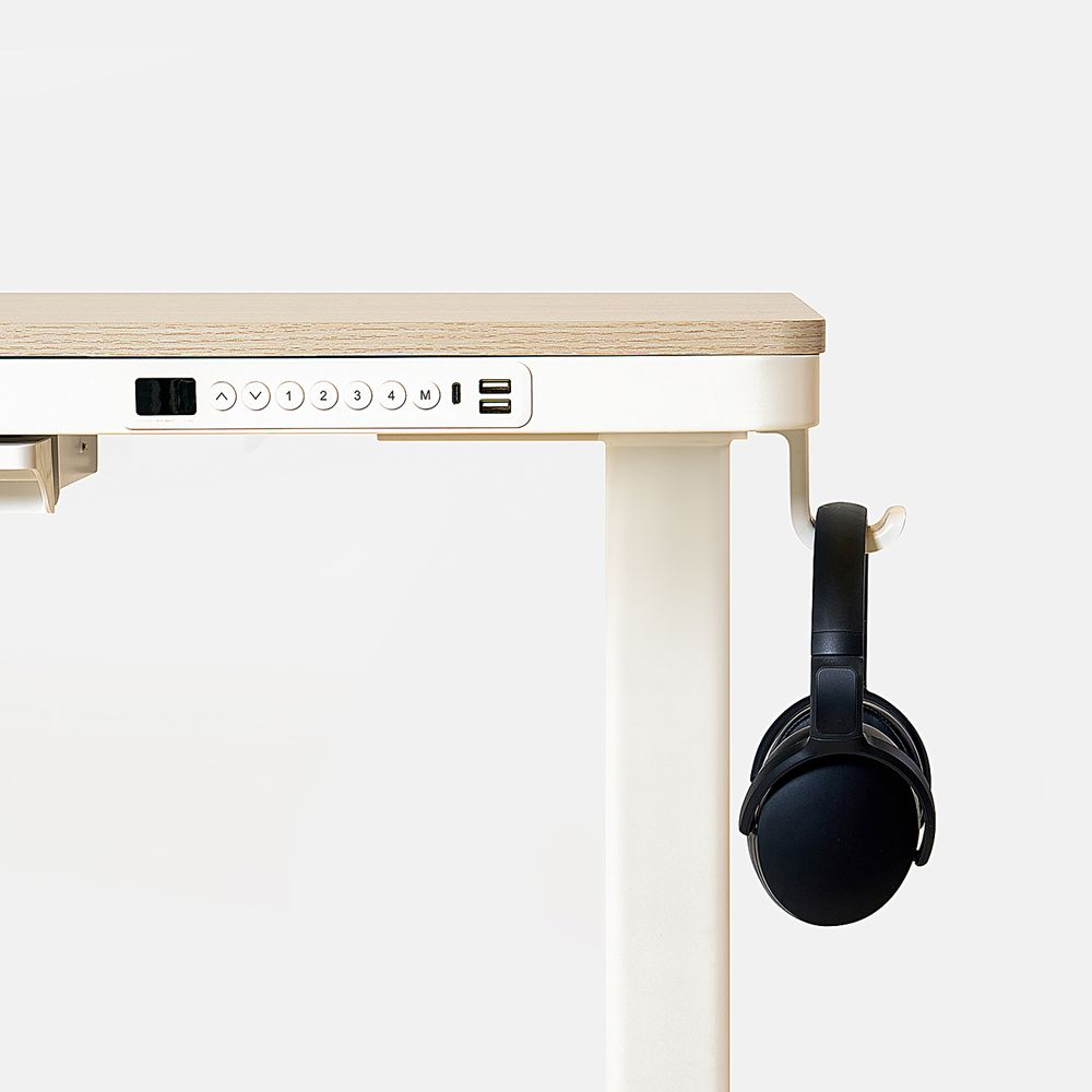Bàn nâng hạ Peal - By NiceDesign (Oak - White - Mới, Full box, Chính hãng) (NDSD24PEAL01)