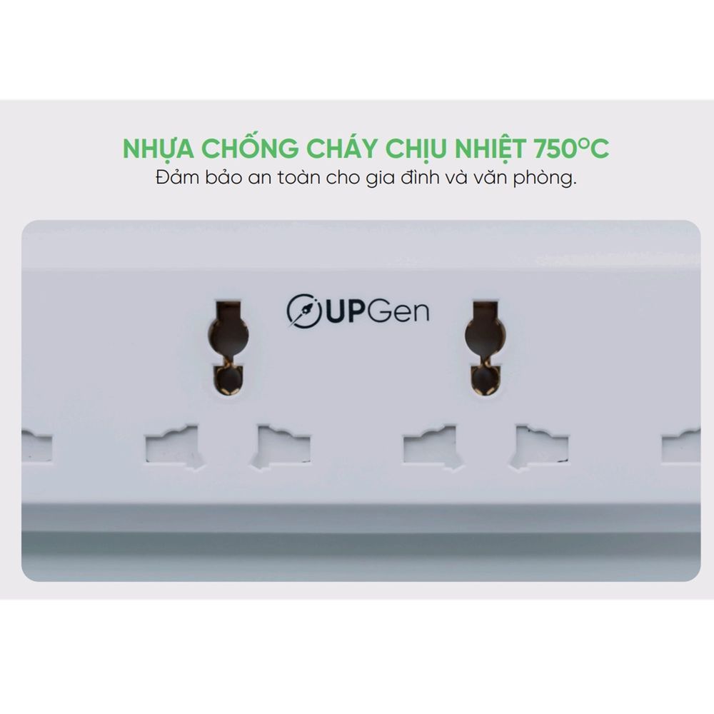 Ổ cắm điện Upgen T2 Pro (Trắng - Mới, Full box, Chính hãng)