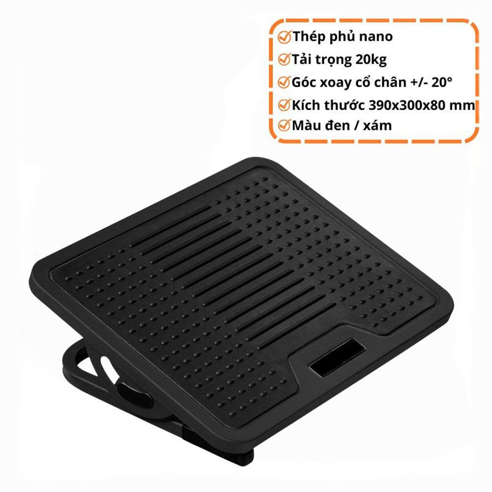Kê Chân Công Thái Học Manson (FR-09 - Black - Mới, Full box, Chính hãng)