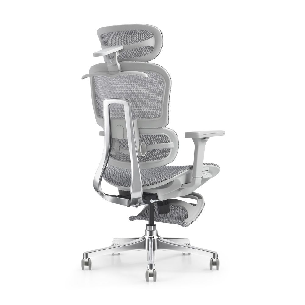 Ghế Công Thái Học Manson Atum (Bản thường - Kèm kê chân - Gray - Mới, Full box, Chính hãng)