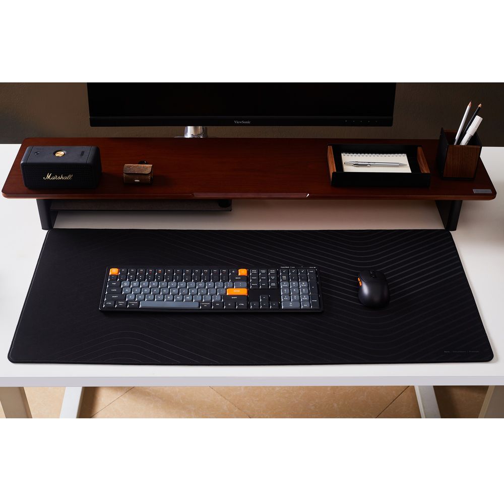 Bàn di chuột Gaming Mouse Pad HyperWork FABLE (900x400x5mm - Wave Black - Mới, Full box, Chính hãng)
