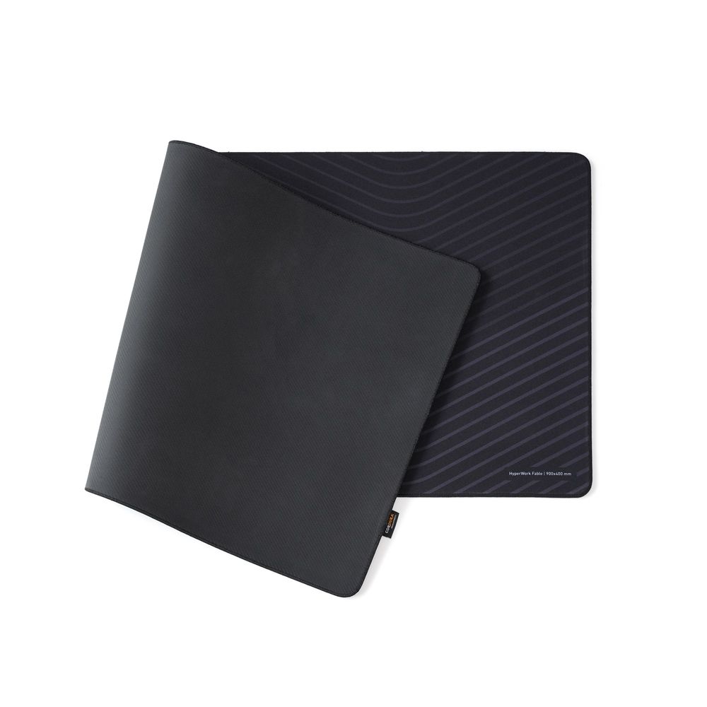 Bàn di chuột Gaming Mouse Pad HyperWork FABLE (900x400x5mm - Wave Black - Mới, Full box, Chính hãng)