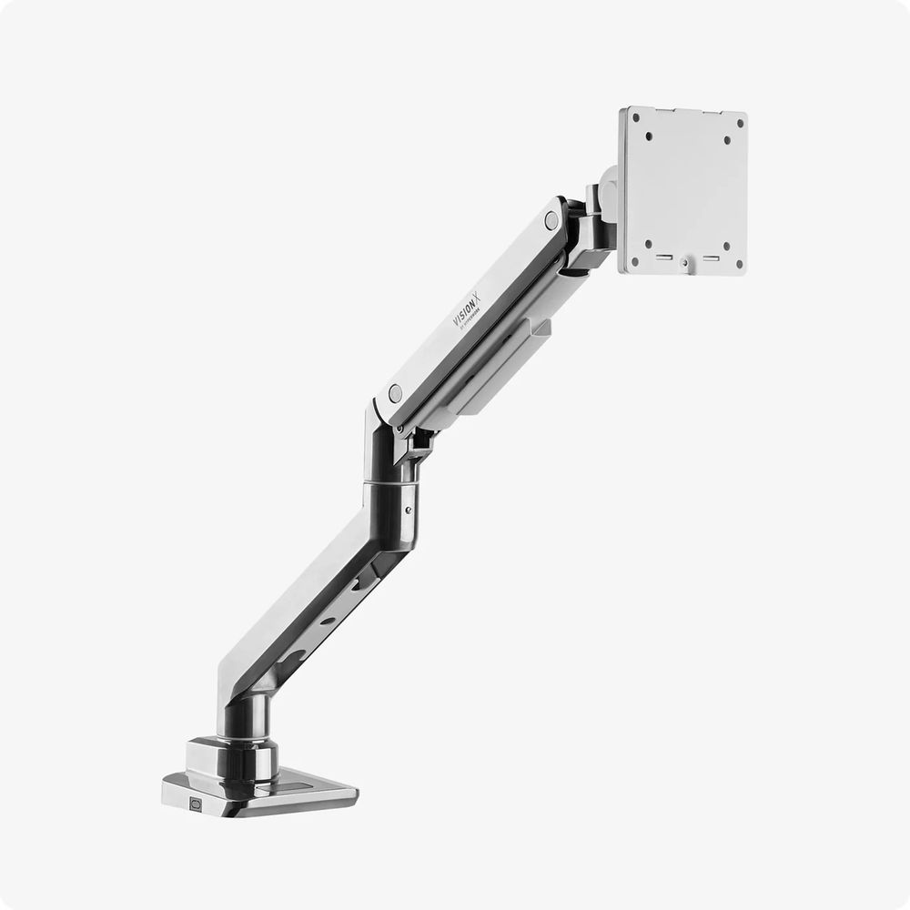 Arm màn hình HyperWork VisionX - VS01 (White - Glass - Mới, Full box, Chính hãng)