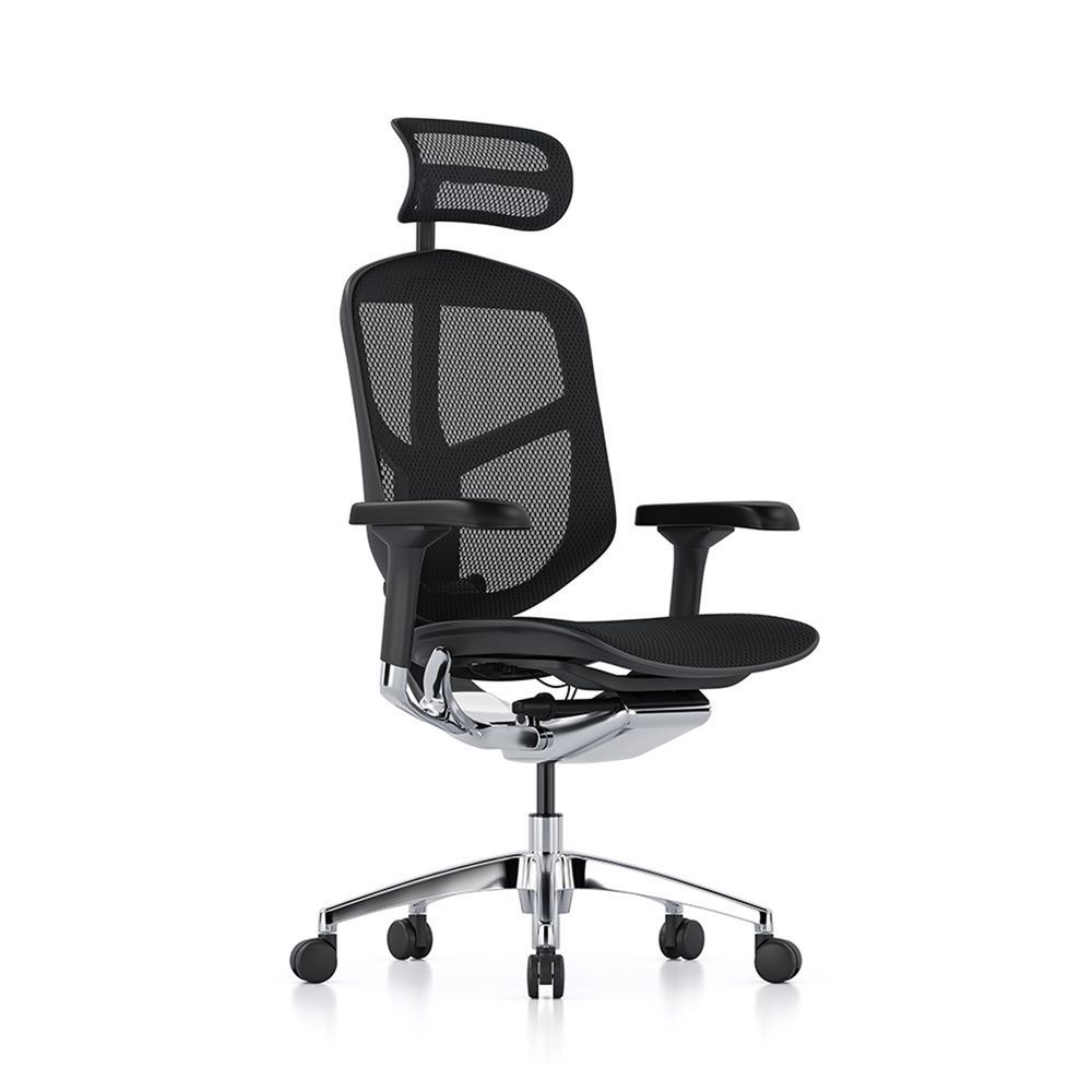 Ghế Công Thái Học Ergohuman Enjoy Elite Gen 2 (Black - Mới, Full box, Nhập khẩu)