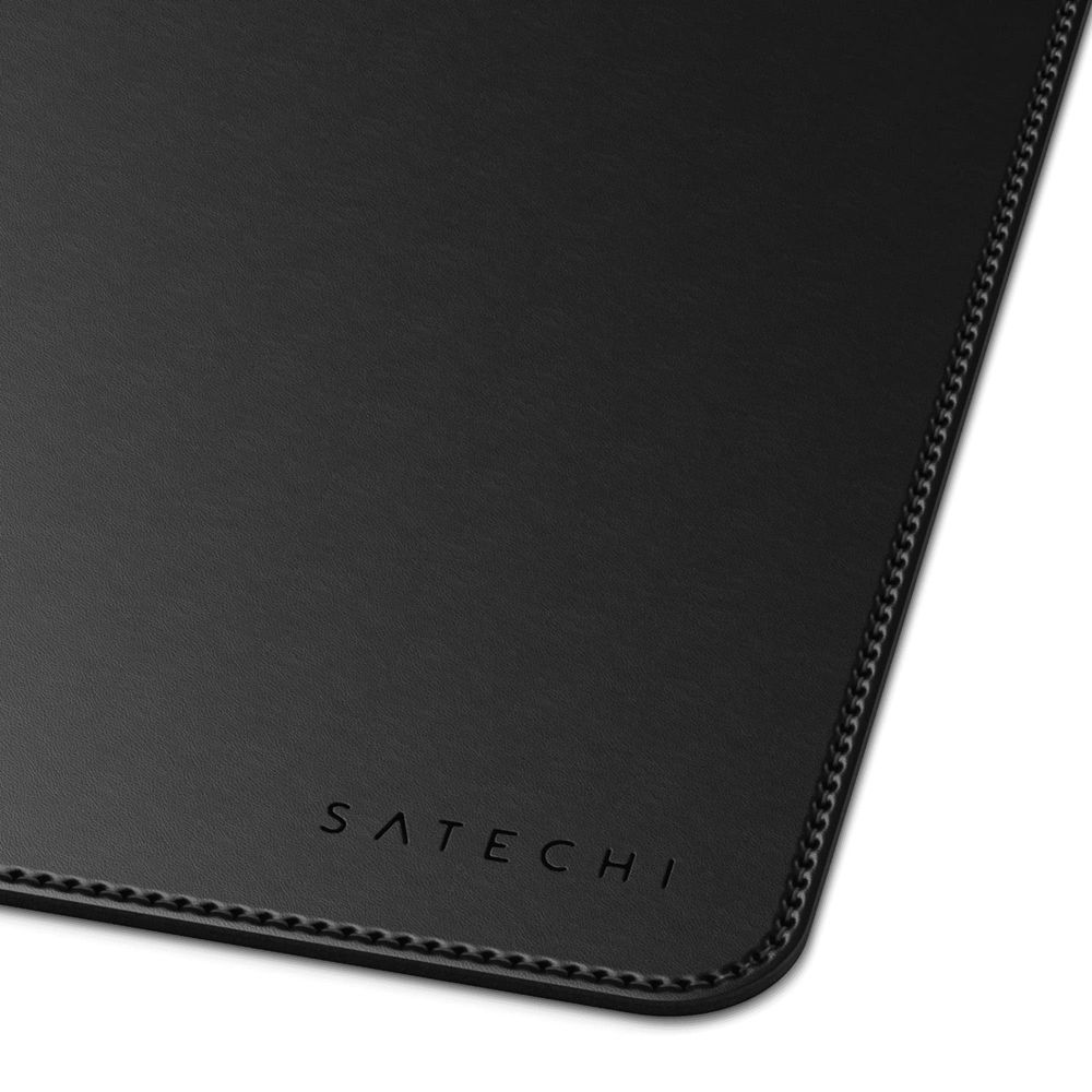 Bàn di chuột da Satechi Eco-Leather (Black - Mới, Full box, Chính hãng)