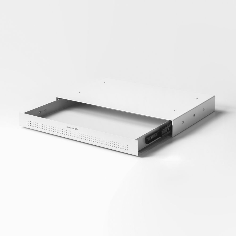 Ngăn kéo gắn bàn HyperWork Steel Drawer - DR01 (Light Grey - Mới, Full box, Chính hãng)