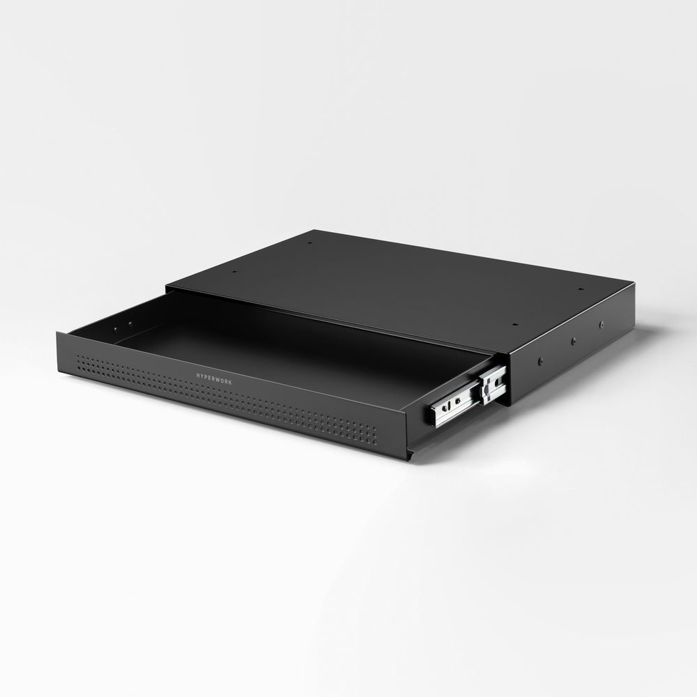 Ngăn kéo gắn bàn HyperWork Steel Drawer - DR01 (Black - Mới, Full box, Chính hãng)