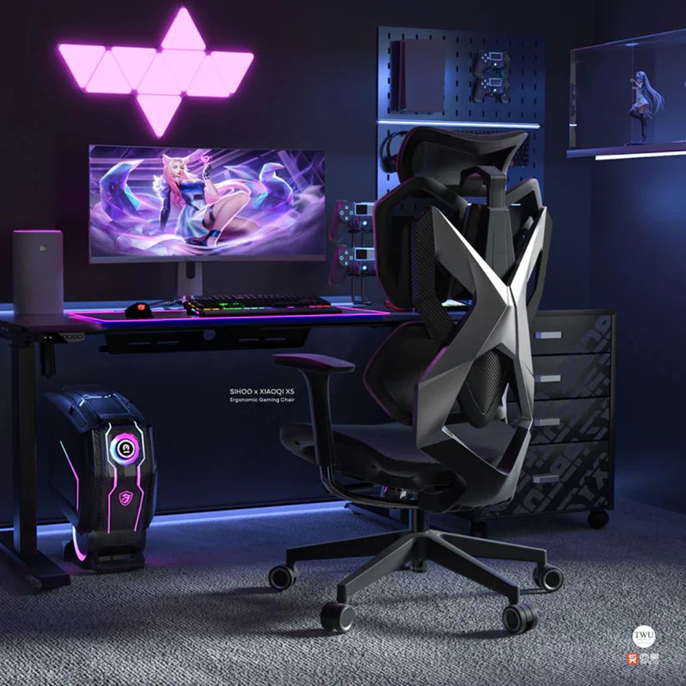 Ghế công thái học SIHOO Xiaoqi X5 - Ergonomic Gaming Chair (X5 - Black - Mới, Full box, Chính hãng)