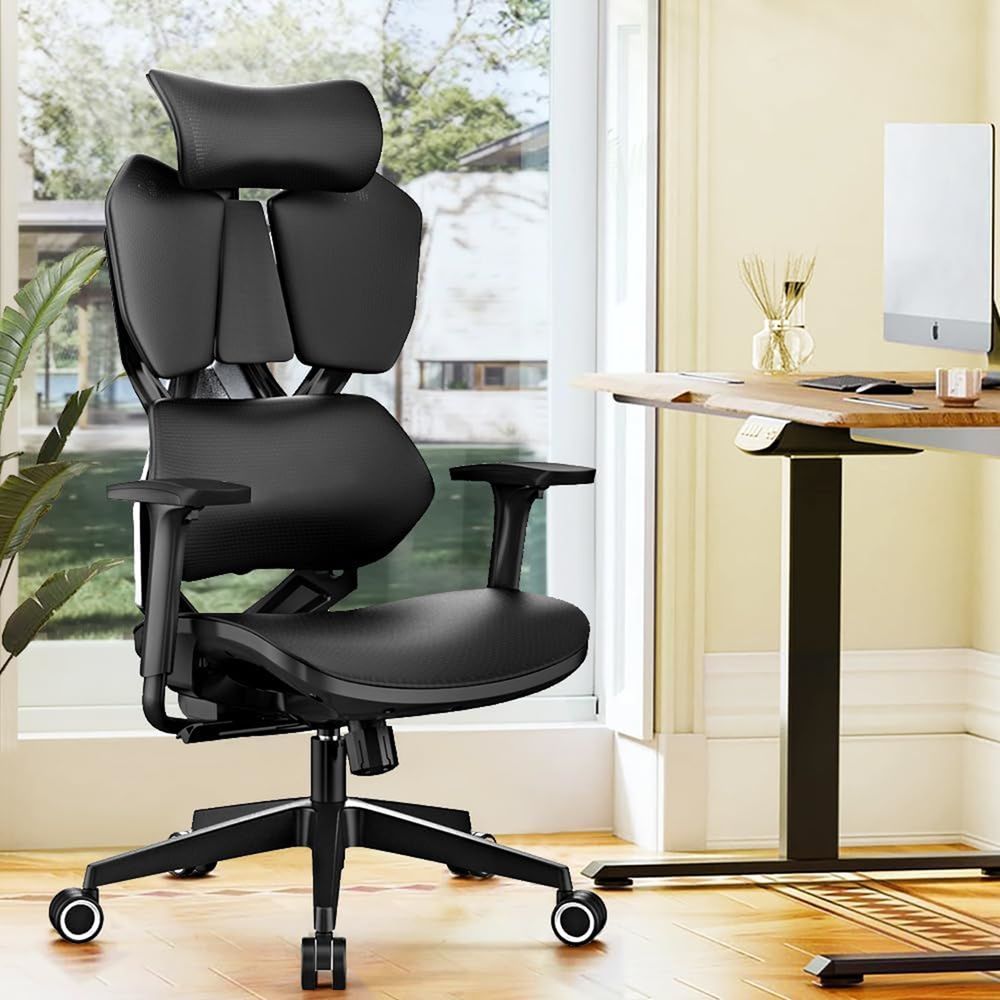 Ghế công thái học SIHOO Xiaoqi X5 - Ergonomic Gaming Chair (X5 - Black - Mới, Full box, Chính hãng)
