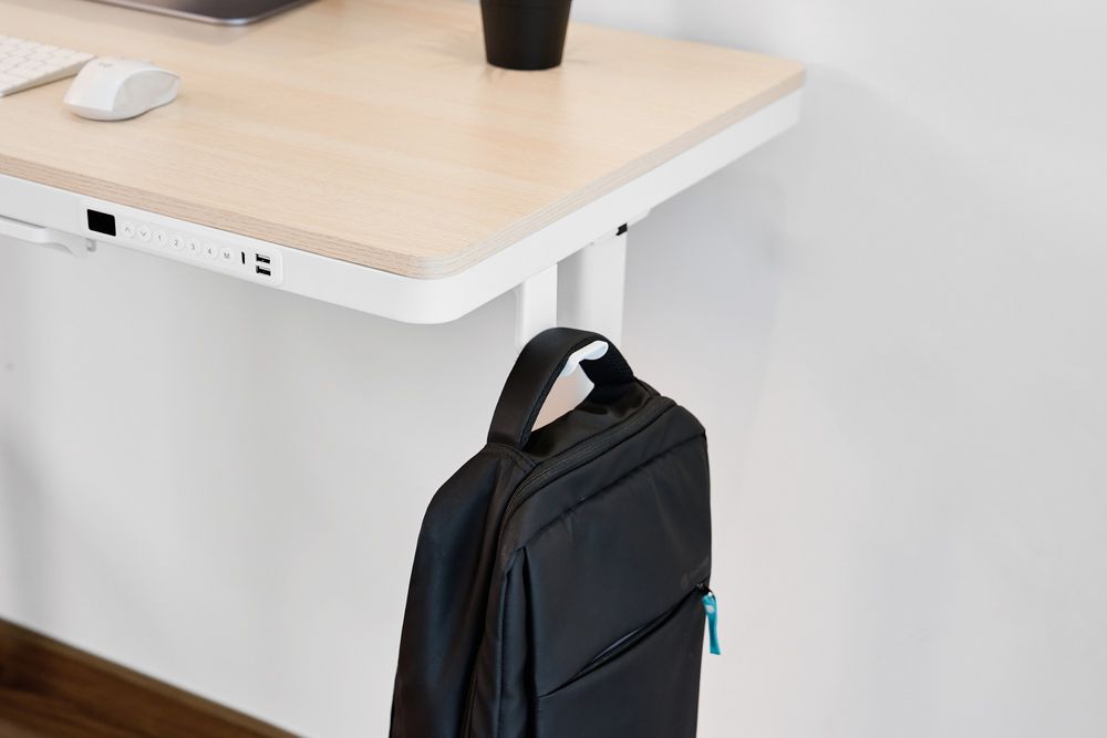 Bàn nâng hạ Peal - By NiceDesign (Oak - White - Mới, Full box, Chính hãng) (NDSD24PEAL01)