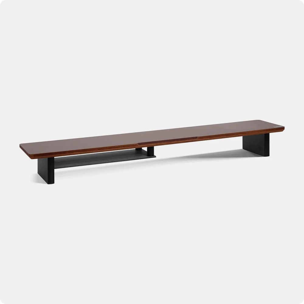 Kệ màn hình HyperWork DS01 (Walnut - Black - Mới, Full box, Chính hãng)