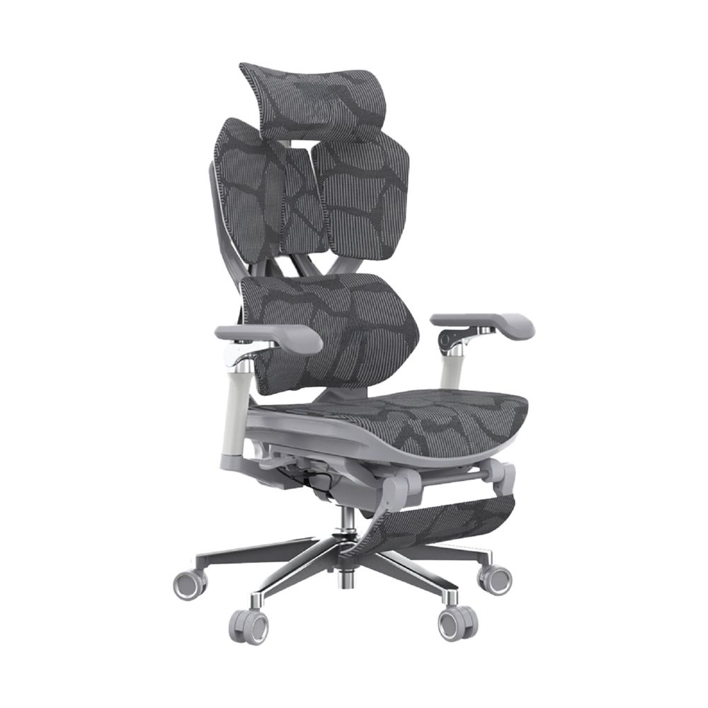 Ghế công thái học SIHOO Xiaoqi X5 - Ergonomic Gaming Chair (X5 Pro - White - Grey - Mới, Full box, Chính hãng)